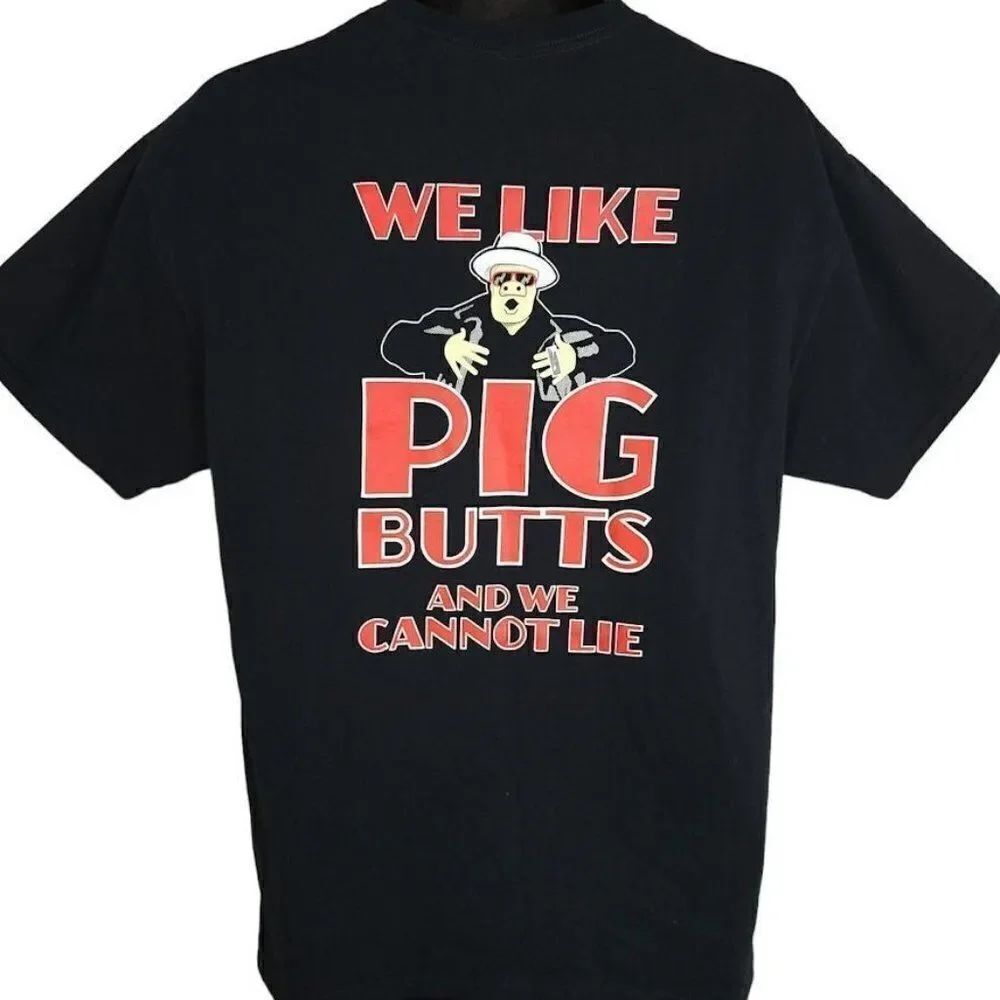 Lowndes Market Hog Show T Shirt Vintage Y2K We Like Pig Butts And We Cannot Lie